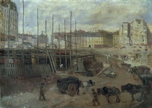 ロペラ通り、1878年 作： Giuseppe de Nittis